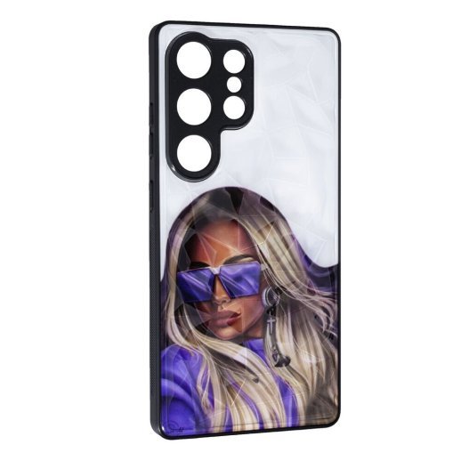 Накладка Prisma Ladies New для Samsung S25 Ultra Purple glasses
