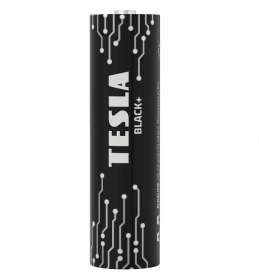 Батарейка AA лужна TESLA Plus Extra Energy LR6 1.5V, 8 штуки BLACK+