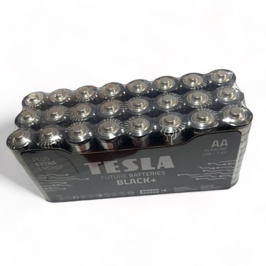 Батарейка AA лужна TESLA Plus Extra Energy LR6 1.5V, 8 штуки BLACK+