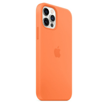 Чохол Silicone Case Original Apple iPhone 12 / 12 Pro (MagSafe) Kumquat