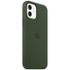 Silicone Case Original With MagSafe and Splash Screen Apple iPhone 12 / 12 Pro Cyprus Green