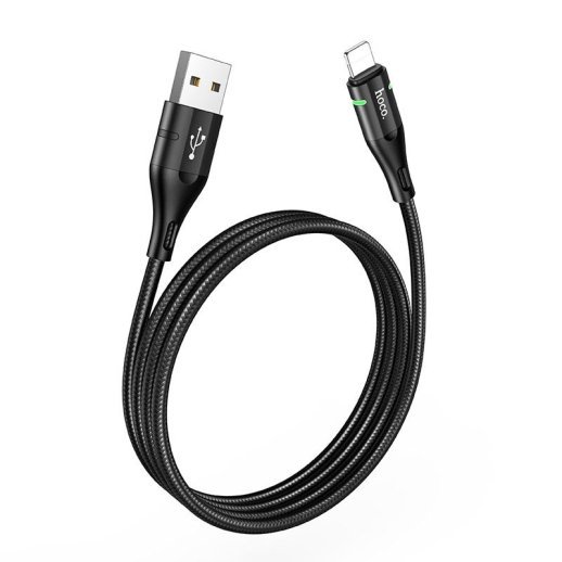 USB кабель HOCO U93 USB - Lightning 1.20m чорний