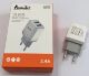 Мережевий Зарядний Пристрій Avantis A829 2USB White