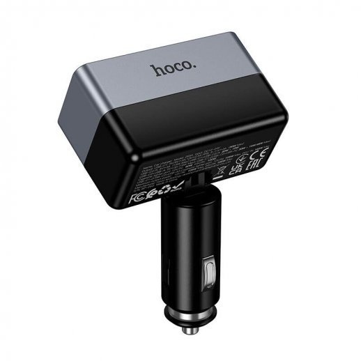 АЗУ HOCO Z65A PD45W (1 разъем прикуривателя/2Type-C/1USB) (11pc) (черный)