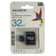 microSDHC (UHS-1) A-DATA PREMIER 32Gb class 10 A1 (R-100MB/S) ADAPTER SD