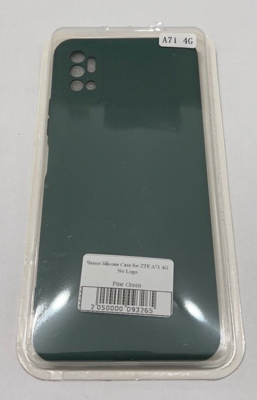 Чохол Silicone Case for ZTE A71 4G No Logo Black