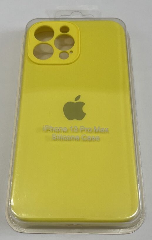 Чохол Silicone Case Copy Apple iPhone 13 Pro Max Square Yellow, 09