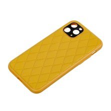 Чохол Шкiра Люкс 2021 для Apple iPhone 11 Pro Yellow