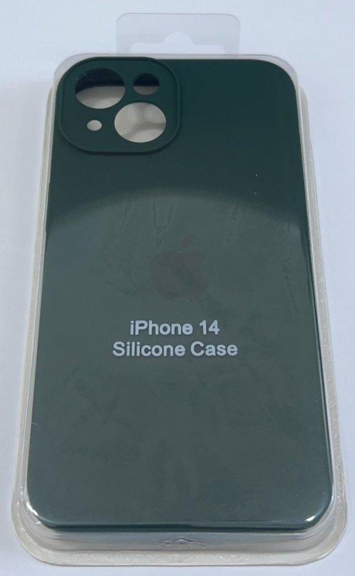 Чохол Silicone Case Copy Apple iPhone 14 Square Green, 08