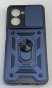 Armor Case With Curtain for Realme C33 Dark Blue