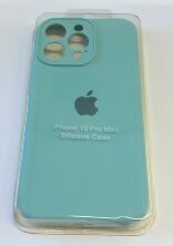 Чехол Silicone Case Copy Apple iPhone 15 Pro Max Square Mist Blue, 03