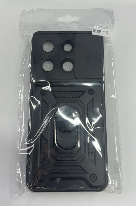 Armor Case With Curtain for Xiaomi Redmi Note 13 4G Чорний