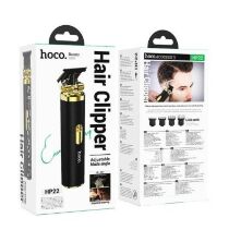 HOCO HP22 Електрична машинка для стрижки з ретро-гравіруванням, ЧОРНИЙ