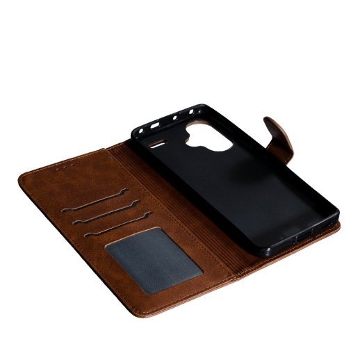 Flip Cover "Business" для Xiaomi Redmi Note 13 Pro Plus (5G) Brown