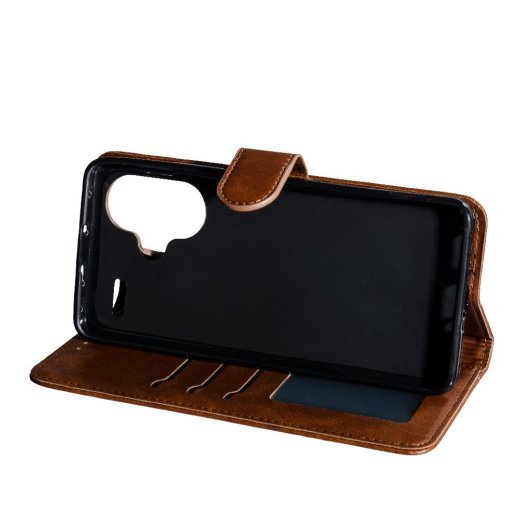 Flip Cover "Business" для Xiaomi Redmi Note 13 Pro Plus (5G) Brown