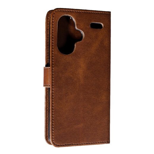 Flip Cover "Business" для Xiaomi Redmi Note 13 Pro Plus (5G) Brown