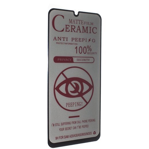CERAMICS FILM PRIVACY МАТОВЕ SAMSUNG A505 Galaxy A50 (2019) ЧОРНИЙ