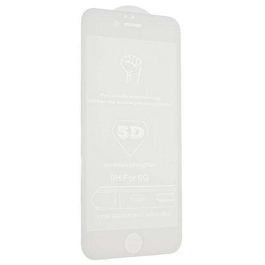 Захисне скло 5D HI COPY для APPLE IPHONE 6 | 6S БІЛИЙ