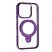 Накладка Metal Holder With Magsafe для Apple iPhone 16 Pro Max Violet