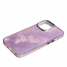 Накладка Marble Style для Apple iPhone 16 Pink