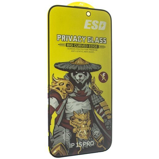 Захисне скло PRIVACY NEW ESD APPLE iPhone 15 PRO 6.1"