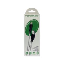 USB Cable TORNADO TX9 Silicone Lightning 2.4A/1m White