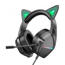 Дротова комп'ютерна гарнiтура BOROFONE BO106 CAT з вушками