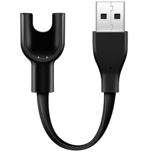 Зарядний кабель для Xiaomi Mi Band 3, чорний