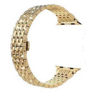 Ремінець металевий стрази rhinestones APPLE WATCH 42/44/45 MM №1