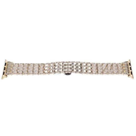 Ремінець металевий стрази rhinestones APPLE WATCH 42/44/45 MM №1