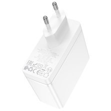 Мережевий зарядний пристрій BOROFONE BN11 100W PD Type-C*2 + USB QC3.0