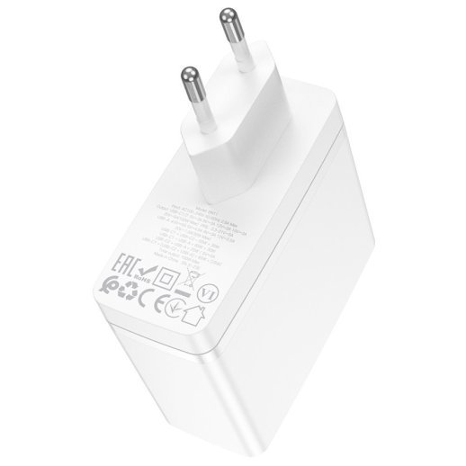Мережевий зарядний пристрій BOROFONE BN11 100W PD Type-C*2 + USB QC3.0