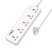 Сетевой удлинитель Hoco AC14A PD30W (3USB/1Type-C/5xSocket) (белый)