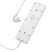 Сетевой удлинитель Hoco AC14A PD30W (3USB/1Type-C/5xSocket) (белый)