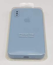 Чохол Silicone Case Copy Apple iPhone X / Xs Square Blue 11 ( Голубой)