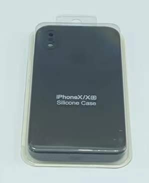 Чохол Silicone Case Copy Apple iPhone X / Xs Square Blue 11 ( Голубой)