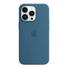 Silicone Case Original With MagSafe and Splash Screen Apple iPhone 13 Pro Blue Jay
