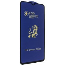 DEL Захисне скло Full Glue ESD Anti-Dust XIAOMI Redmi 9C 2020 ЧОРНИЙ