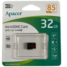 microSDHC (UHS-1) Apacer 32Gb class 10 R85MB/s