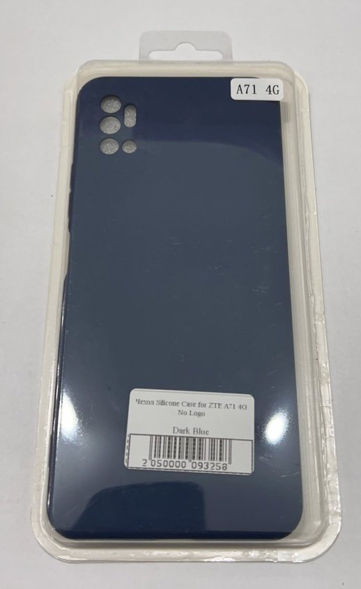 Чохол Silicone Case for ZTE A71 4G No Logo Dark Blue