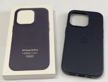 Чохол Leather Case Apple Iphone 14 Pro  MagSafe Ink