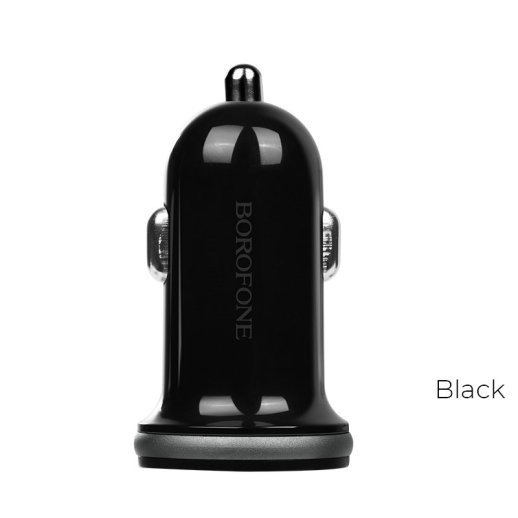 Автомобільний зарядний пристрій Borofone BZ5 2USB 2.1A, чорний