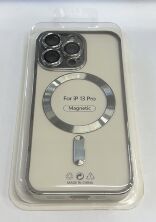 Case Magsafe With Frame for Apple Iphone 13 Pro Silver