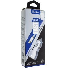 Автомобільний зарядний пристрій INKAX CD-22 2.1A + USB кабель MICRO