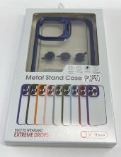 Чехол Metal Stand Case Apple Iphone 12 Pro Blue 3