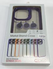 Чехол Metal Stand Case Apple Iphone 15 ProMax Deep Purple 5