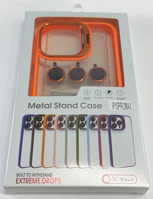 Чехол Metal Stand Case Apple Iphone 15 ProMax Deep Purple 5