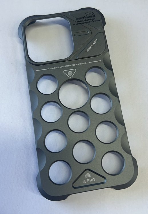 Case Aluminium CELL for Apple Iphone 15 Pro Black