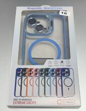 Чехол Magnetic Stand and Magsafe Apple Iphone 16 Siera Blue