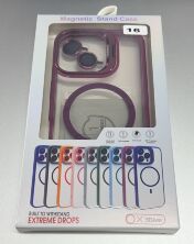 Чехол Magnetic Stand and Magsafe Apple Iphone 16 Siera Blue